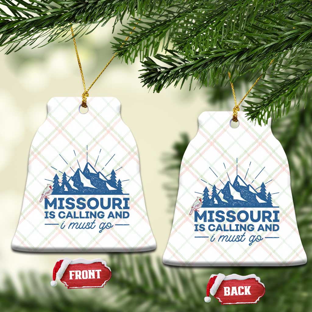 Missouri Traveling Lover Ceramic Ornament Missouri Is Calling And I Must Go TS12 Print Your Wear