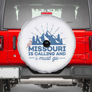 Missouri Traveling Lover Spare Tire Cover Missouri Is Calling And I Must Go TS12 White Print Your Wear