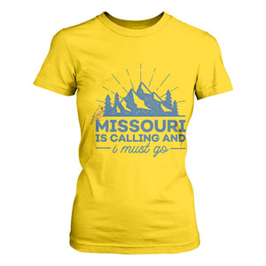 Missouri Traveling Lover T Shirt For Women Missouri Is Calling And I Must Go TS12 Daisy Print Your Wear