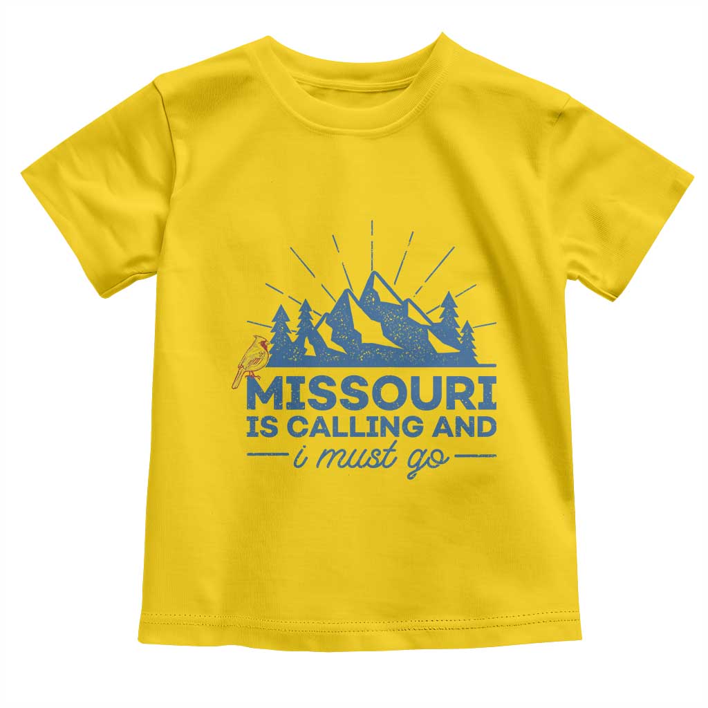 Missouri Traveling Lover Toddler T Shirt Missouri Is Calling And I Must Go TS12 Daisy Print Your Wear