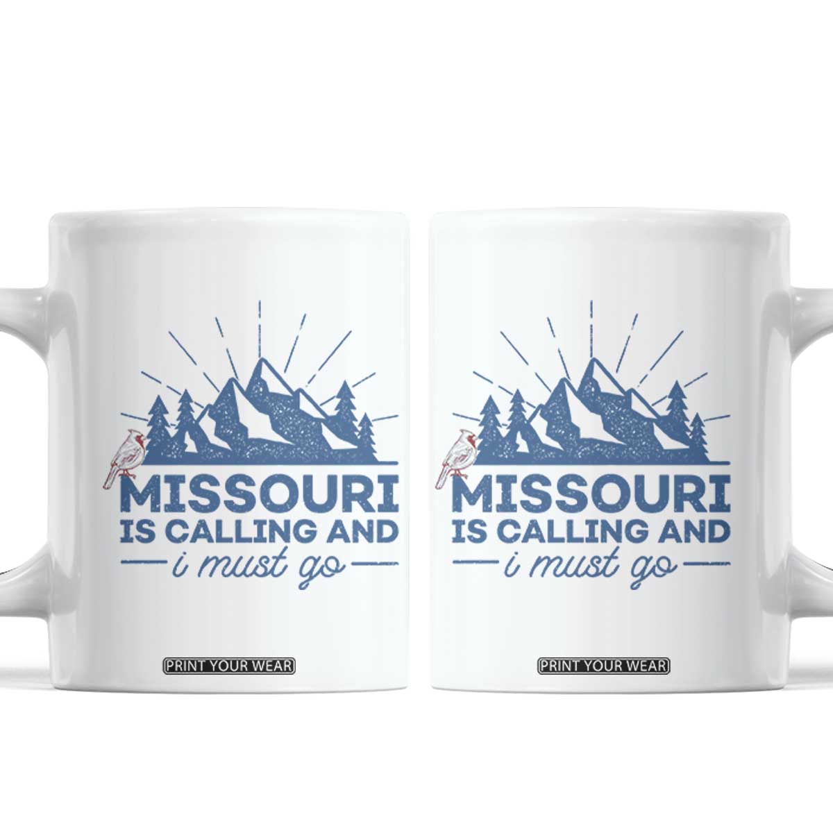 Missouri Traveling Lover Coffee Mug Missouri Is Calling And I Must Go TS12 White Print Your Wear