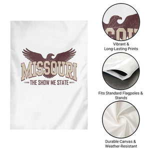 Vintage Missouri Eagle Garden Flag Missouri The Show Me State Retro Distressed TS12 Print Your Wear