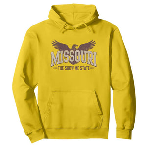 Vintage Missouri Eagle Hoodie Missouri The Show Me State Retro Distressed TS12 Daisy Print Your Wear