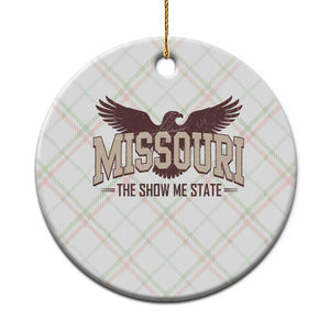 Vintage Missouri Eagle Ceramic Ornament Missouri The Show Me State Retro Distressed TS12 1pc Christmas Plaid Print Your Wear