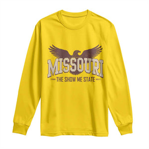 Vintage Missouri Eagle Long Sleeve Shirt Missouri The Show Me State Retro Distressed TS12 Daisy Print Your Wear
