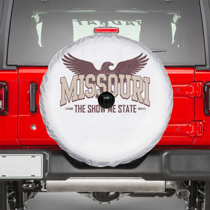 Vintage Missouri Eagle Spare Tire Cover Missouri The Show Me State Retro Distressed TS12 White Print Your Wear