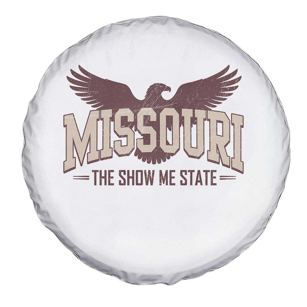 Vintage Missouri Eagle Spare Tire Cover Missouri The Show Me State Retro Distressed TS12 Print Your Wear