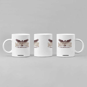 Vintage Missouri Eagle Coffee Mug Missouri The Show Me State Retro Distressed TS12 Print Your Wear