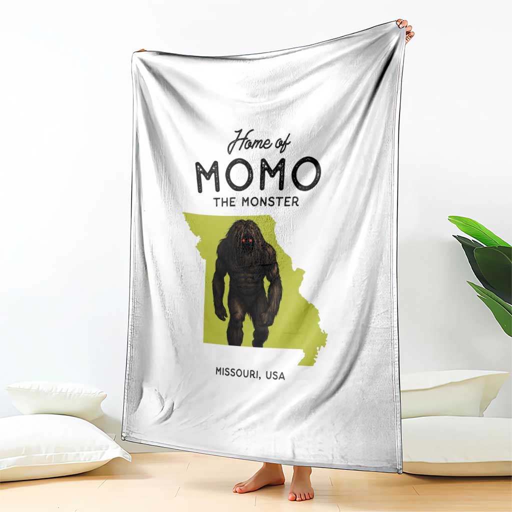 Louisiana Missouri Cryptid Lover Throw Blanket Home Of Momo The Monster TS12 Print Your Wear