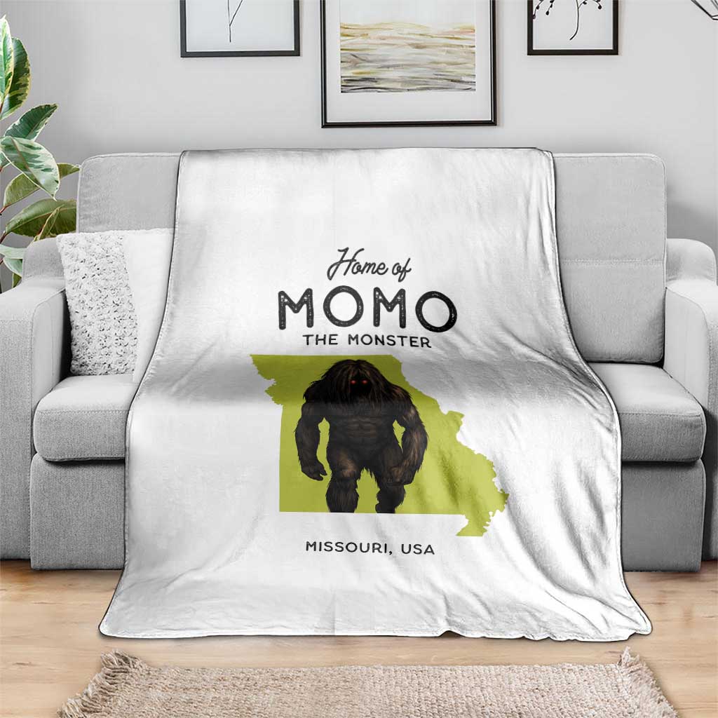 Louisiana Missouri Cryptid Lover Throw Blanket Home Of Momo The Monster TS12 Print Your Wear