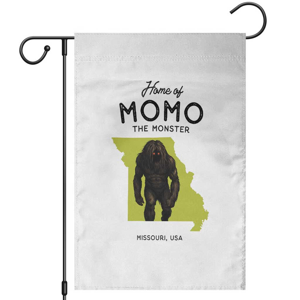 Louisiana Missouri Cryptid Lover Garden Flag Home Of Momo The Monster TS12 White Print Your Wear