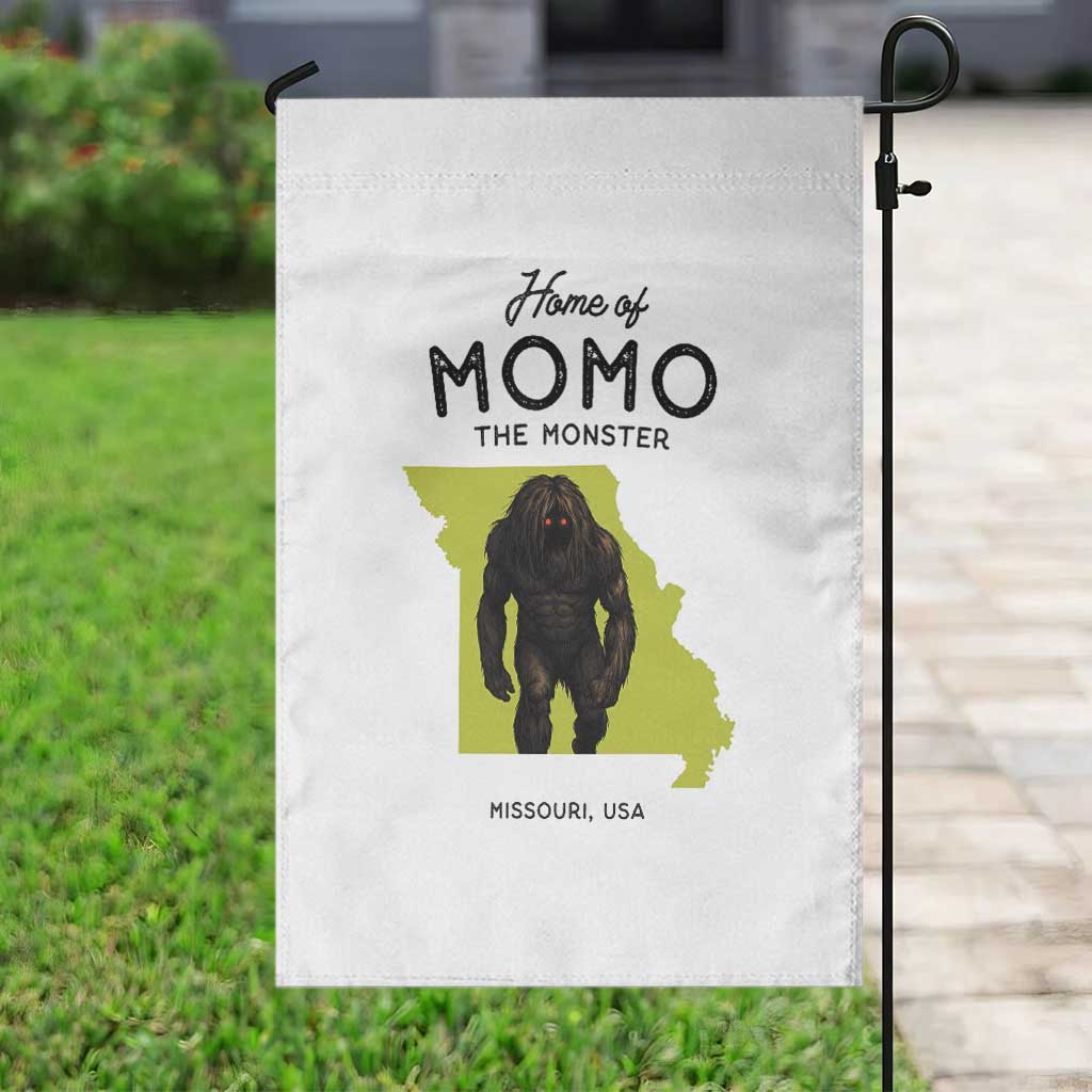 Louisiana Missouri Cryptid Lover Garden Flag Home Of Momo The Monster TS12 Print Your Wear