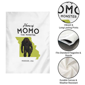 Louisiana Missouri Cryptid Lover Garden Flag Home Of Momo The Monster TS12 Print Your Wear