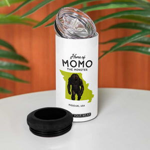 Louisiana Missouri Cryptid Lover 4 in 1 Can Cooler Tumbler Home Of Momo The Monster TS12 Print Your Wear