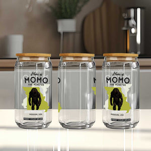 Louisiana Missouri Cryptid Lover Glass Can Home Of Momo The Monster TS12 Print Your Wear