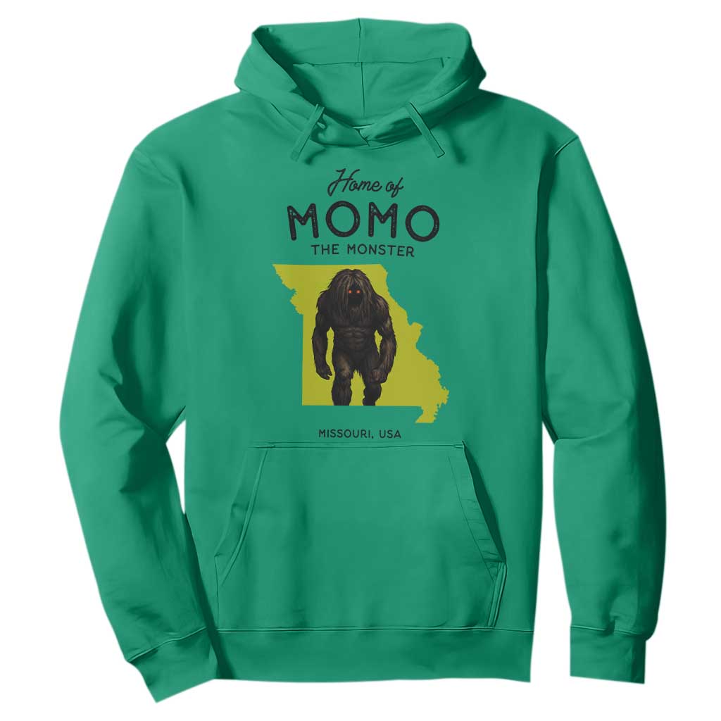 Louisiana Missouri Cryptid Lover Hoodie Home Of Momo The Monster TS12 Irish Green Print Your Wear