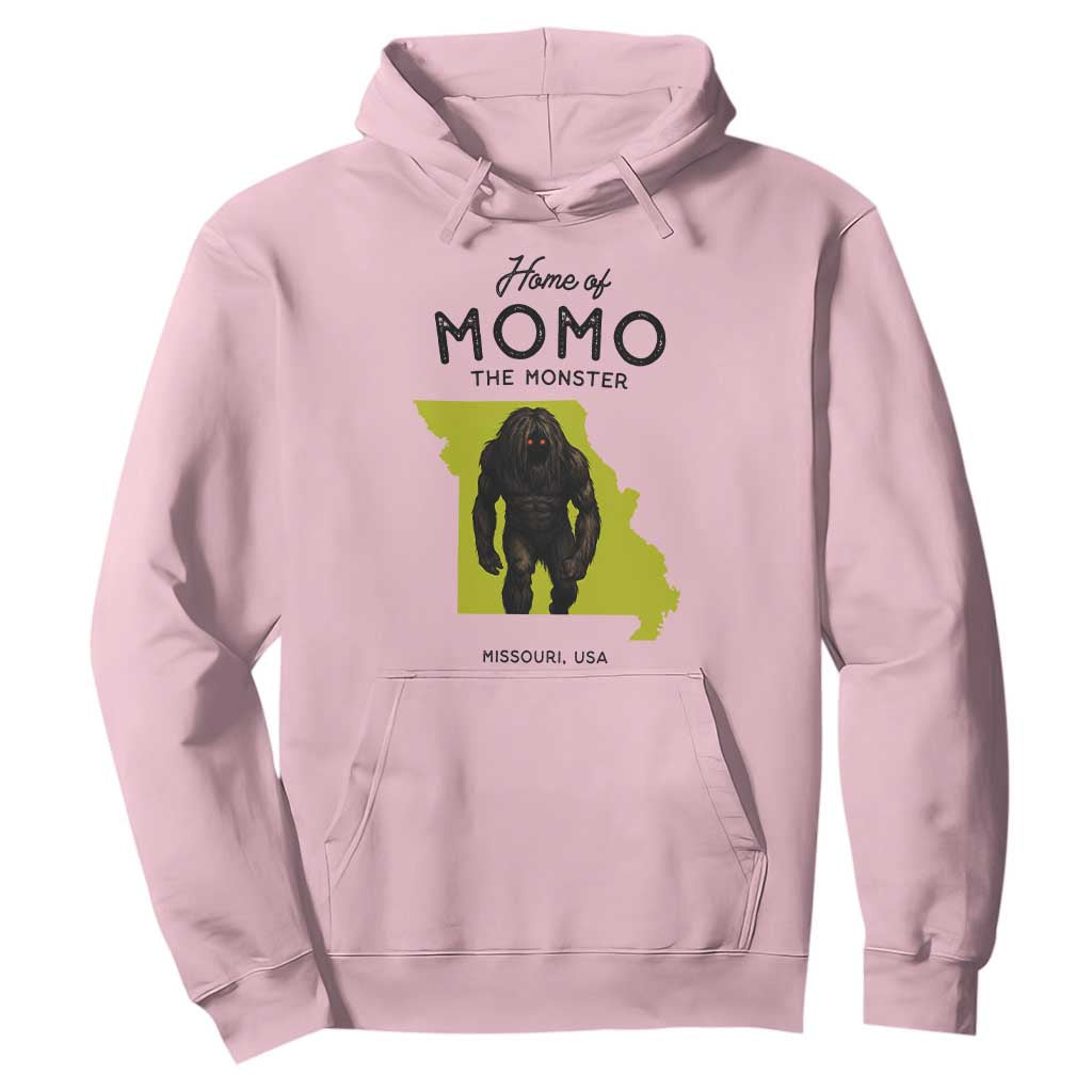 Louisiana Missouri Cryptid Lover Hoodie Home Of Momo The Monster TS12 Light Pink Print Your Wear