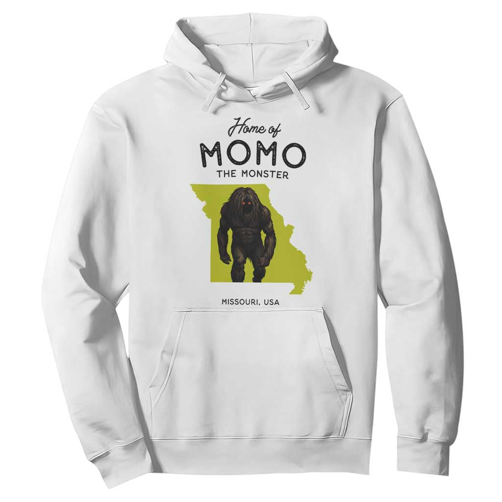 Louisiana Missouri Cryptid Lover Hoodie Home Of Momo The Monster TS12 White Print Your Wear