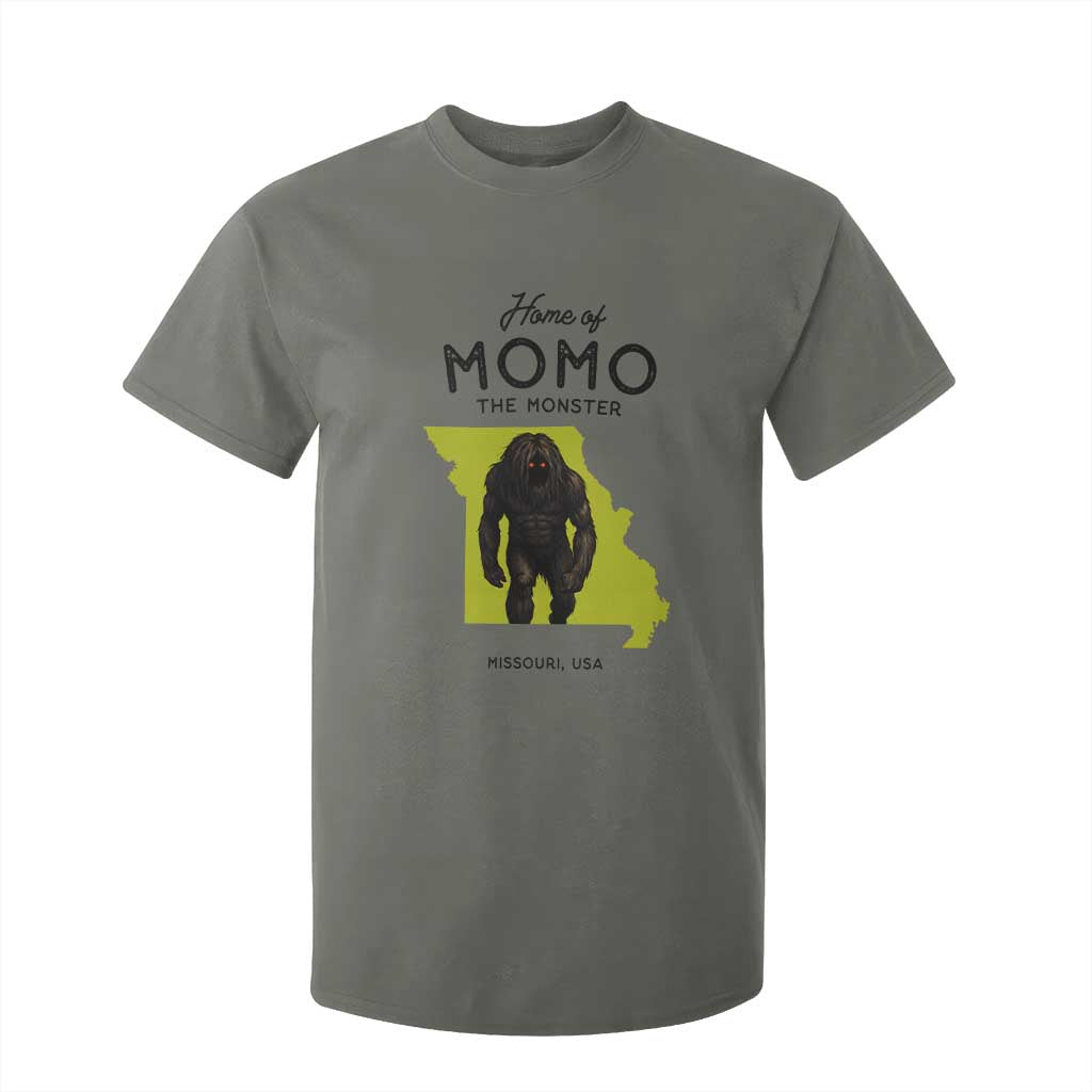 Louisiana Missouri Cryptid Lover T Shirt For Kid Home Of Momo The Monster TS12 Military Green Print Your Wear
