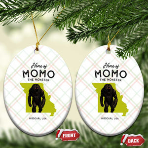 Louisiana Missouri Cryptid Lover Ceramic Ornament Home Of Momo The Monster TS12 Print Your Wear