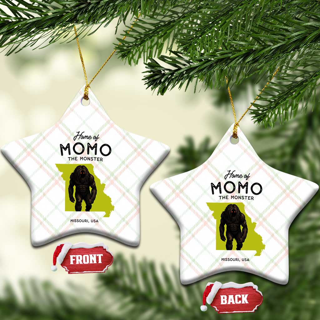 Louisiana Missouri Cryptid Lover Ceramic Ornament Home Of Momo The Monster TS12 Print Your Wear