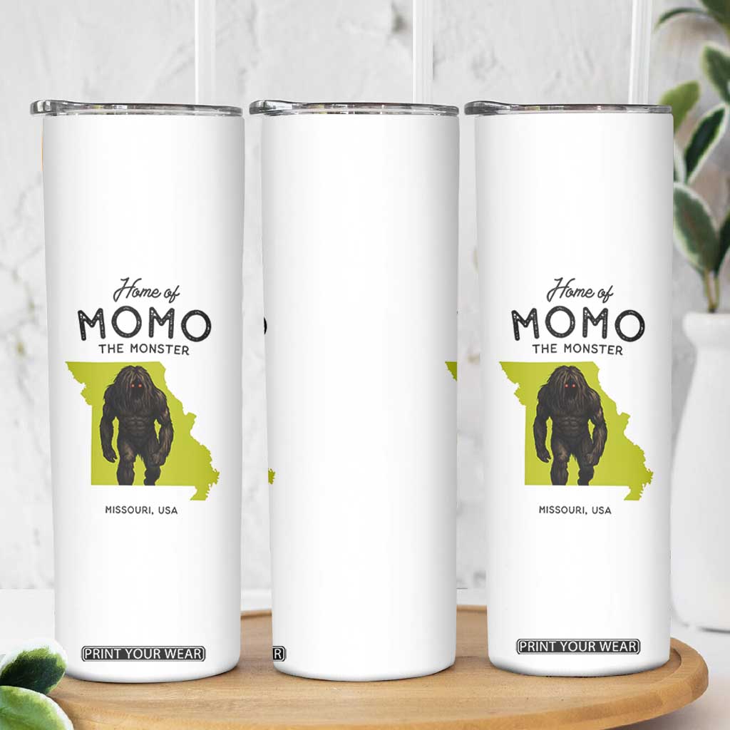 Louisiana Missouri Cryptid Lover Skinny Tumbler Home Of Momo The Monster TS12 Print Your Wear