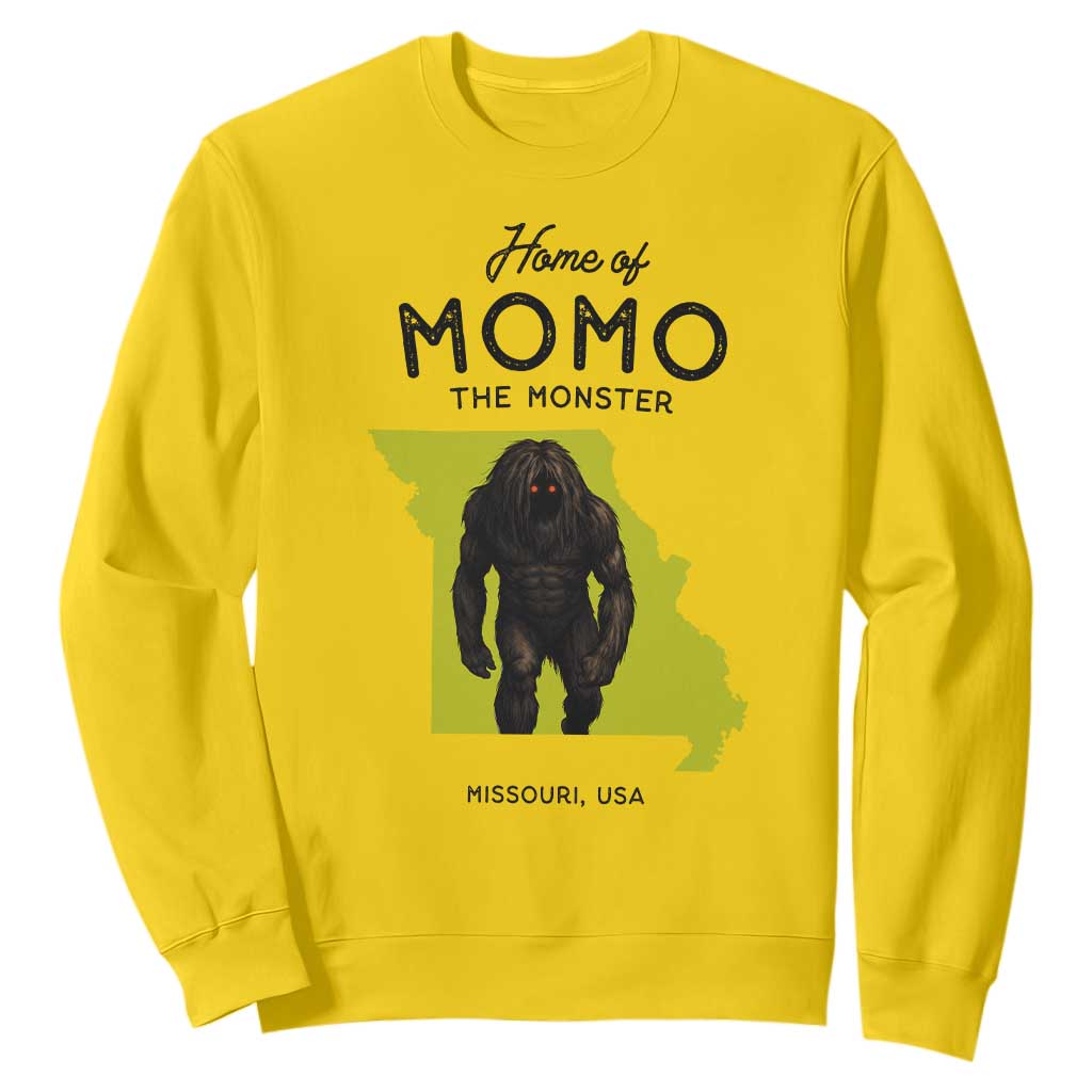 Louisiana Missouri Cryptid Lover Sweatshirt Home Of Momo The Monster TS12 Daisy Print Your Wear