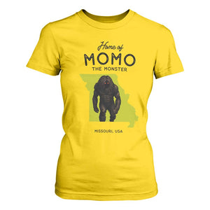 Louisiana Missouri Cryptid Lover T Shirt For Women Home Of Momo The Monster TS12 Daisy Print Your Wear