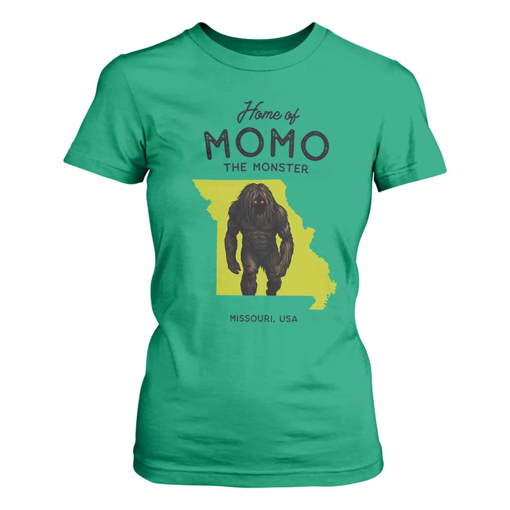 Louisiana Missouri Cryptid Lover T Shirt For Women Home Of Momo The Monster TS12 Irish Green Print Your Wear