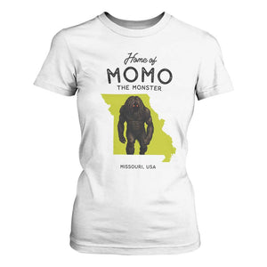 Louisiana Missouri Cryptid Lover T Shirt For Women Home Of Momo The Monster TS12 White Print Your Wear