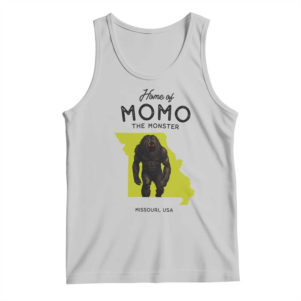 Louisiana Missouri Cryptid Lover Tank Top Home Of Momo The Monster TS12 Ash Print Your Wear