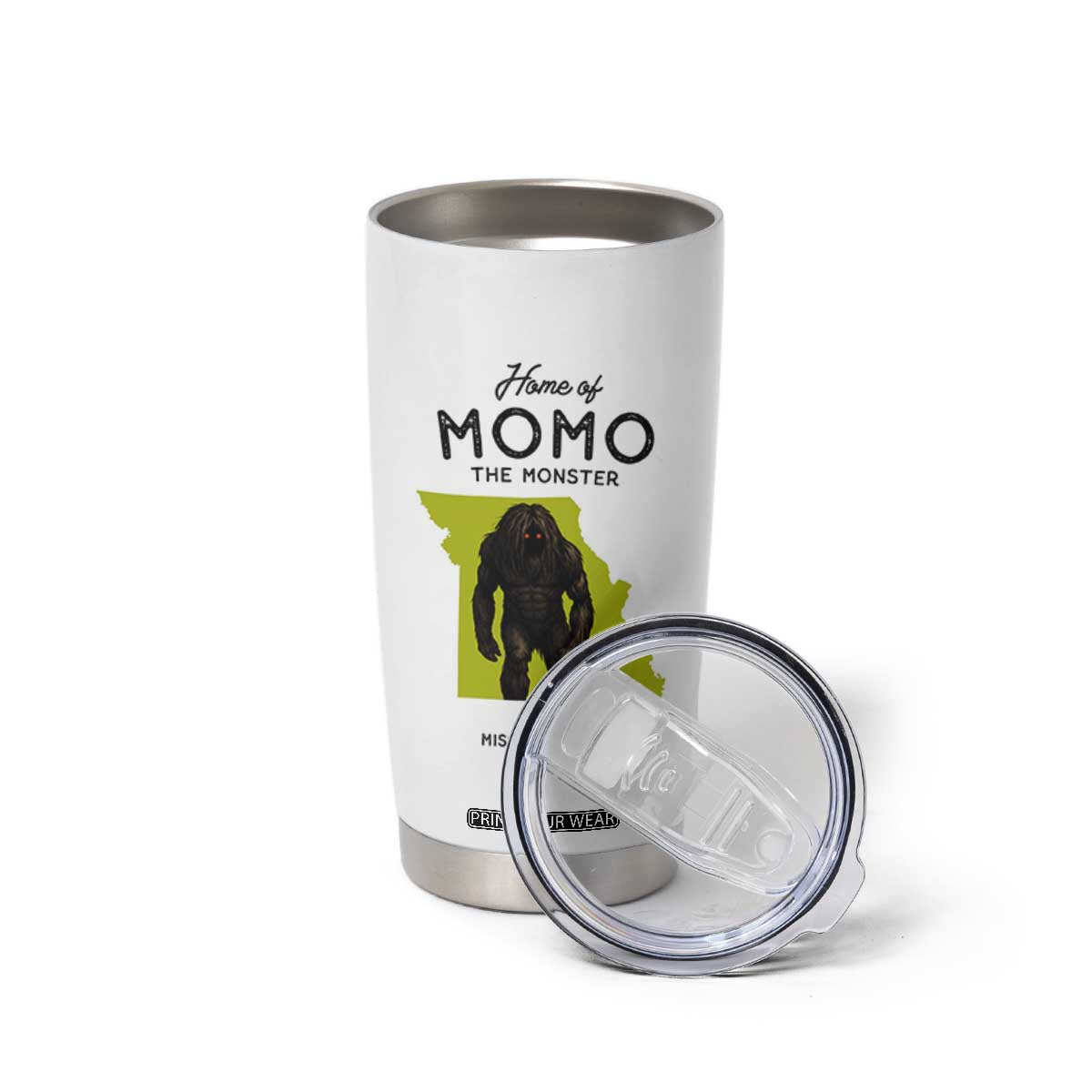 Louisiana Missouri Cryptid Lover Tumbler Cup Home Of Momo The Monster TS12 Print Your Wear