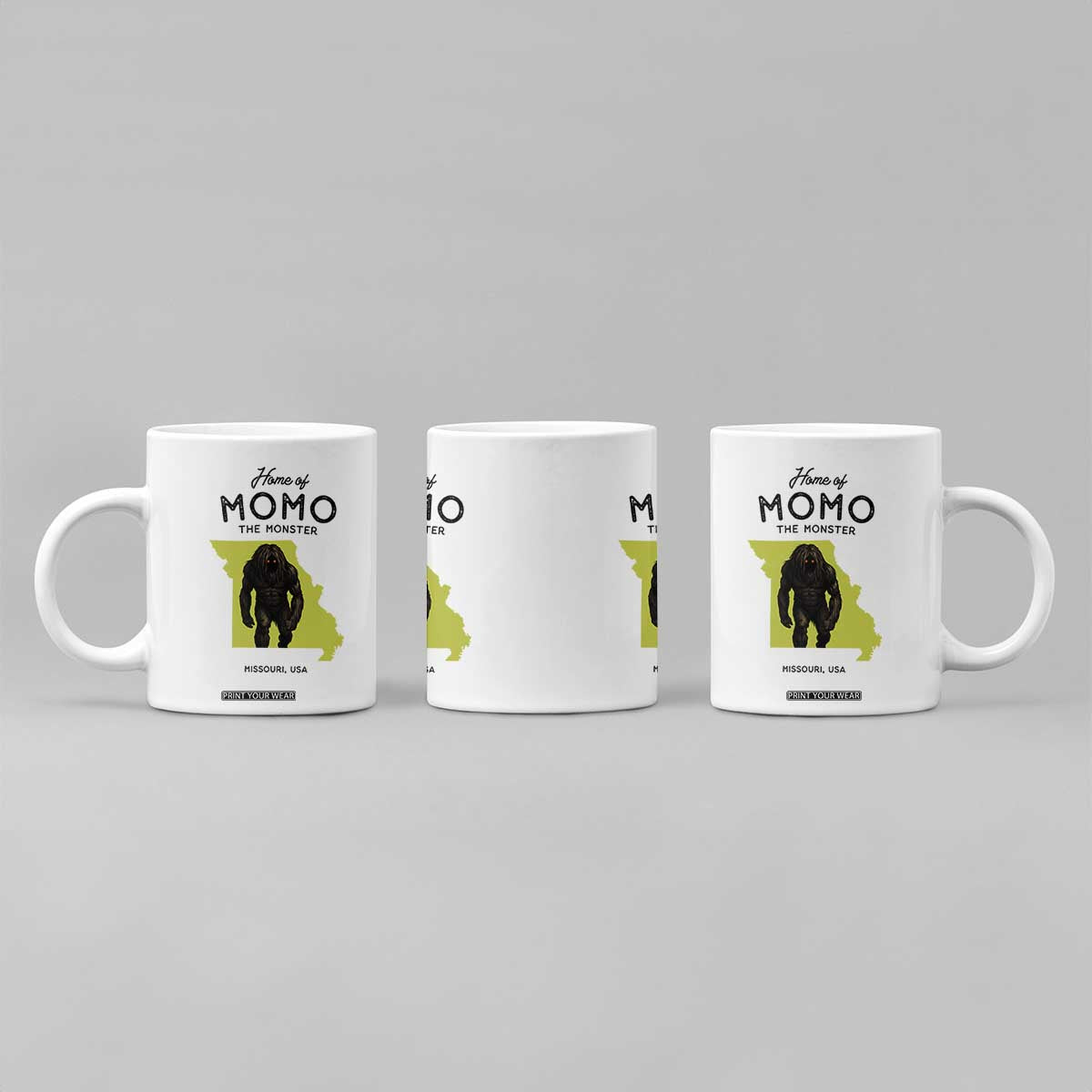 Louisiana Missouri Cryptid Lover Coffee Mug Home Of Momo The Monster TS12 Print Your Wear