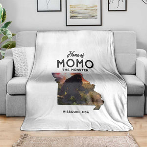 Momo The Monster Folklore Throw Blanket Louisiana Missouri Cryptid Lover Gift TS12 Print Your Wear