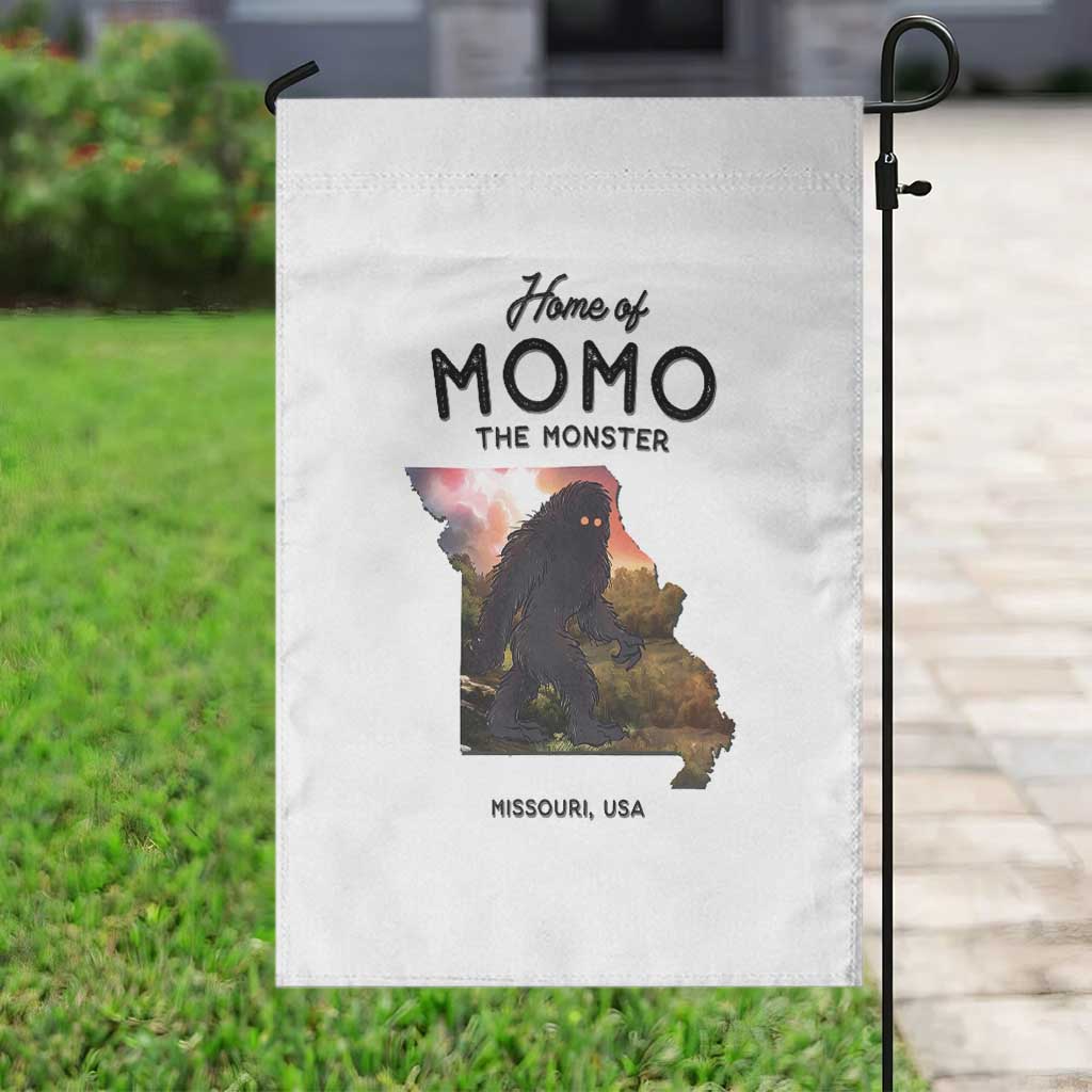 Momo The Monster Folklore Garden Flag Louisiana Missouri Cryptid Lover Gift TS12 Print Your Wear