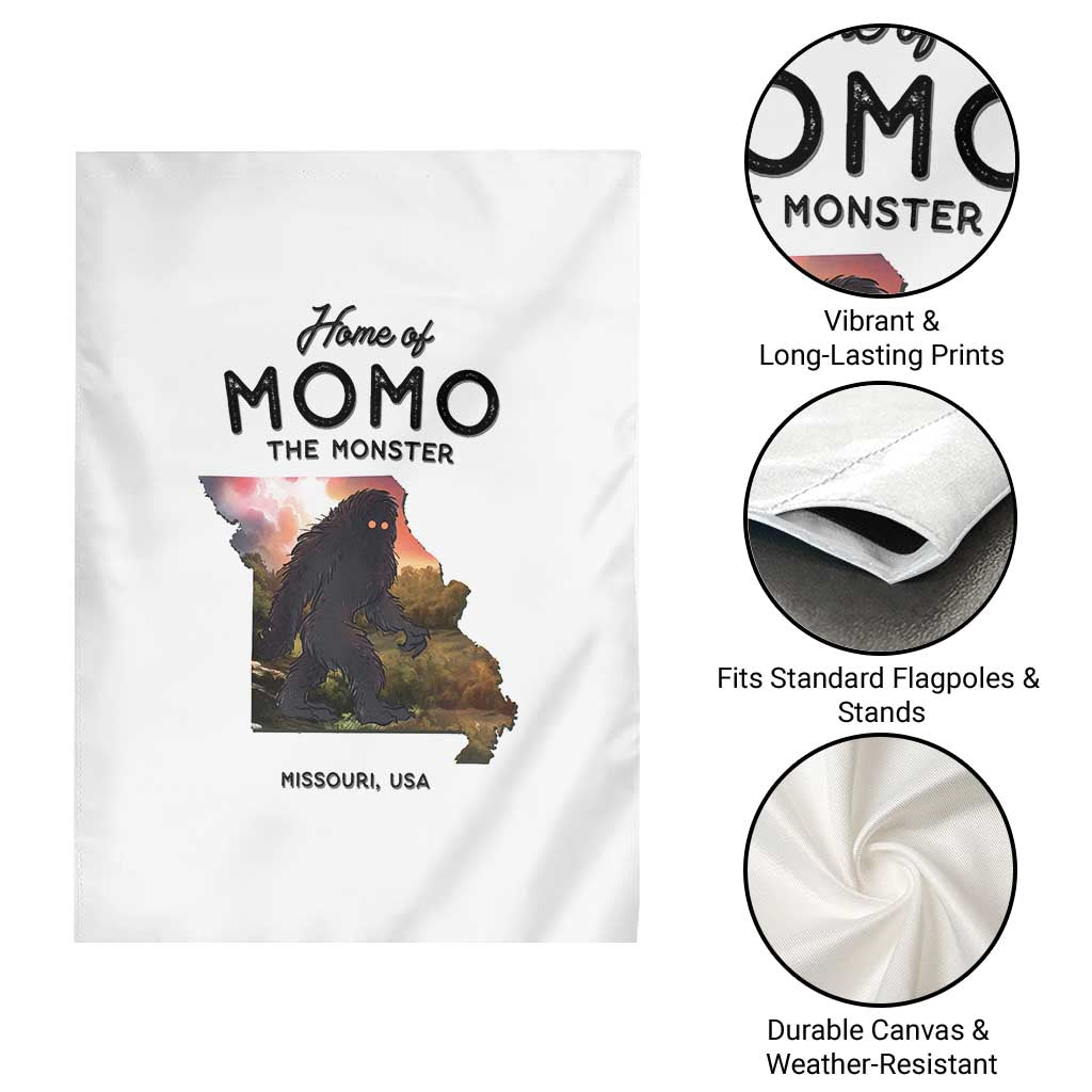 Momo The Monster Folklore Garden Flag Louisiana Missouri Cryptid Lover Gift TS12 Print Your Wear