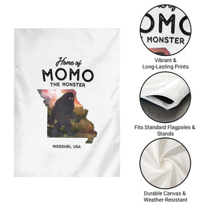 Momo The Monster Folklore Garden Flag Louisiana Missouri Cryptid Lover Gift TS12 Print Your Wear