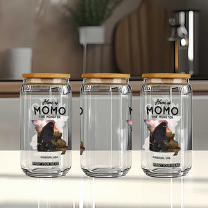 Momo The Monster Folklore Glass Can Louisiana Missouri Cryptid Lover Gift TS12 Print Your Wear