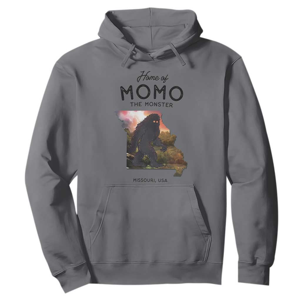 Momo The Monster Folklore Hoodie Louisiana Missouri Cryptid Lover Gift TS12 Charcoal Print Your Wear