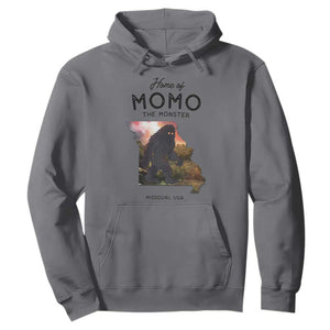 Momo The Monster Folklore Hoodie Louisiana Missouri Cryptid Lover Gift TS12 Charcoal Print Your Wear