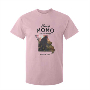 Momo The Monster Folklore T Shirt For Kid Louisiana Missouri Cryptid Lover Gift TS12 Light Pink Print Your Wear