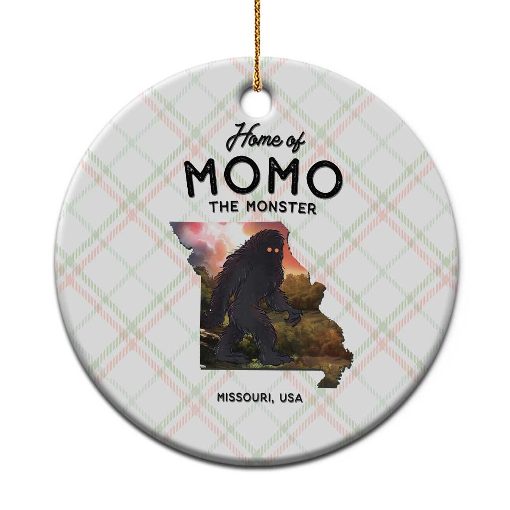 Momo The Monster Folklore Ceramic Ornament Louisiana Missouri Cryptid Lover Gift TS12 1pc Christmas Plaid Print Your Wear