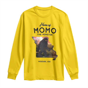 Momo The Monster Folklore Long Sleeve Shirt Louisiana Missouri Cryptid Lover Gift TS12 Daisy Print Your Wear
