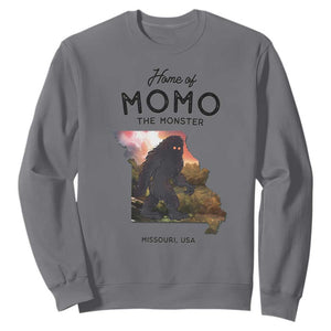 Momo The Monster Folklore Sweatshirt Louisiana Missouri Cryptid Lover Gift TS12 Charcoal Print Your Wear