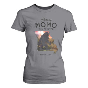 Momo The Monster Folklore T Shirt For Women Louisiana Missouri Cryptid Lover Gift TS12 Charcoal Print Your Wear