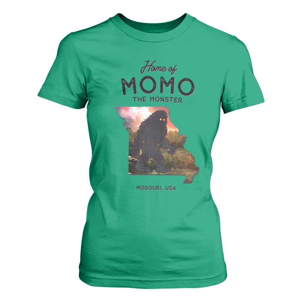 Momo The Monster Folklore T Shirt For Women Louisiana Missouri Cryptid Lover Gift TS12 Irish Green Print Your Wear