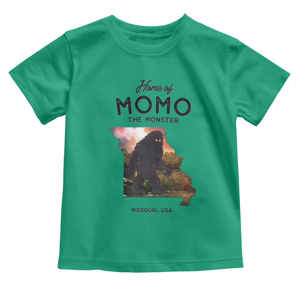 Momo The Monster Folklore Toddler T Shirt Louisiana Missouri Cryptid Lover Gift TS12 Irish Green Print Your Wear