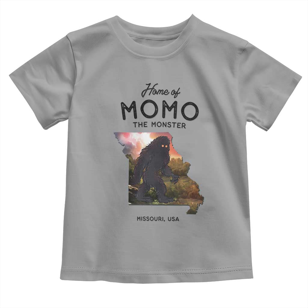 Momo The Monster Folklore Toddler T Shirt Louisiana Missouri Cryptid Lover Gift TS12 Sport Gray Print Your Wear
