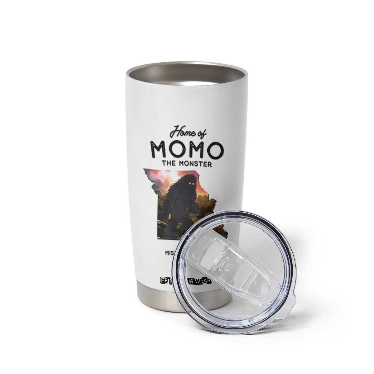 Momo The Monster Folklore Tumbler Cup Louisiana Missouri Cryptid Lover Gift TS12 Print Your Wear