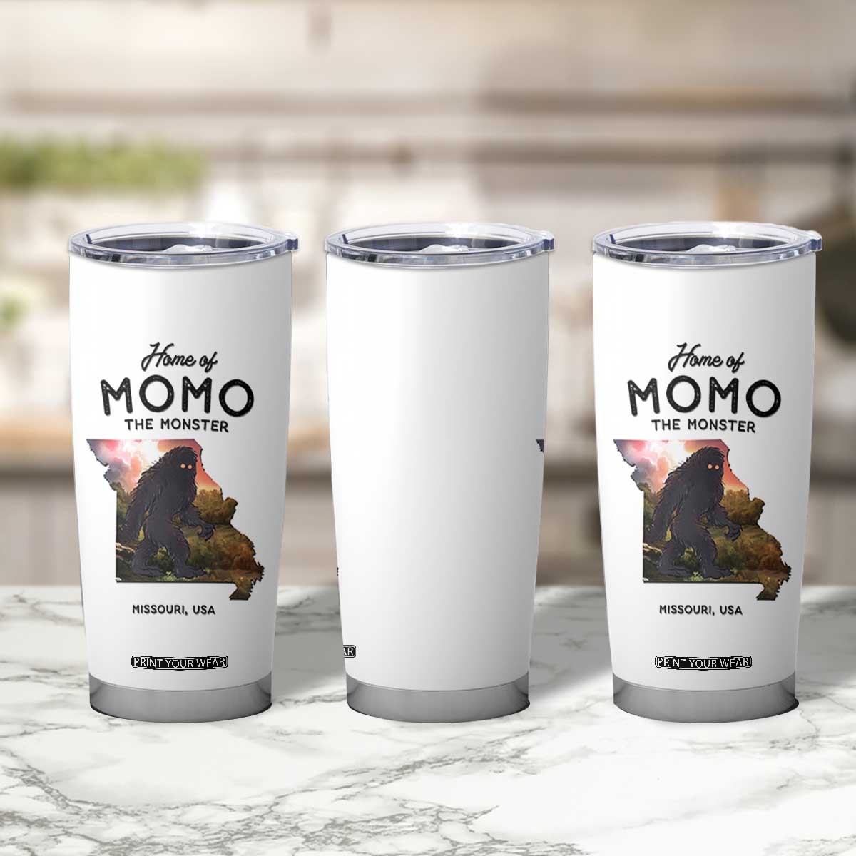 Momo The Monster Folklore Tumbler Cup Louisiana Missouri Cryptid Lover Gift TS12 Print Your Wear